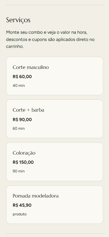 Diogo Barbosa Cabelos — Agendamento e Gestão de Salões
